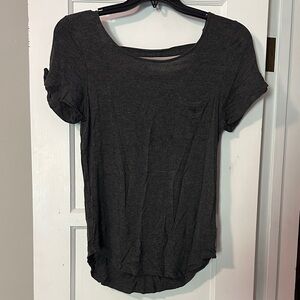 Classic Dark Heather Grey Women's Top
